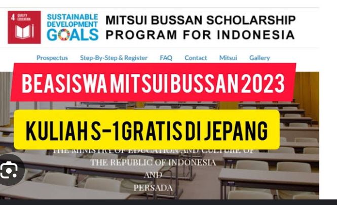 Beasiswa Mitsui Bussan 2023