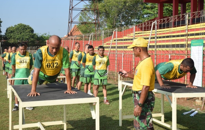 Tes garjas periodik kodim pekalongan