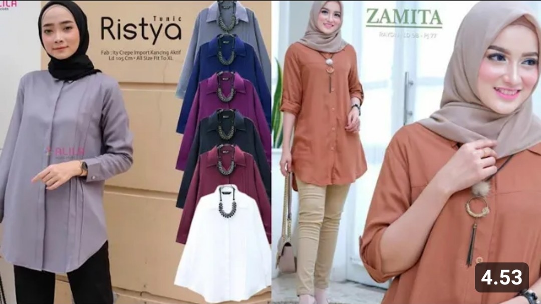 Tunik Polos Elegan