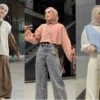 Inspirasi padu padan crop top untuk hijabers