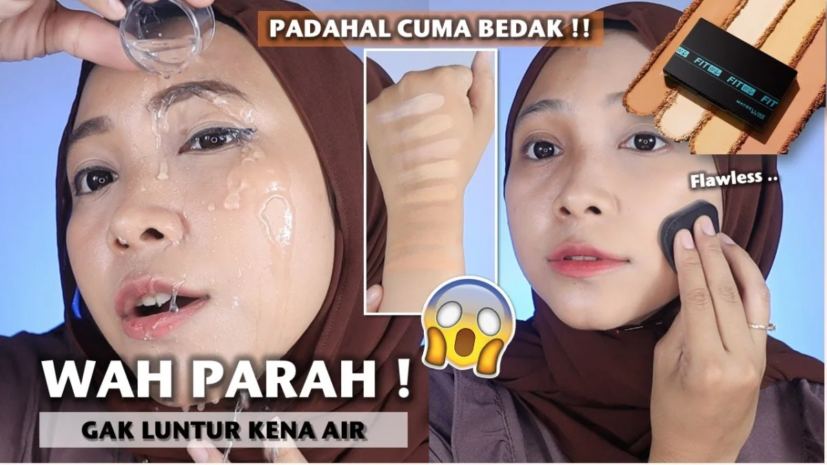 bedak anti luntur tetap menempel cantik meski berkeringat