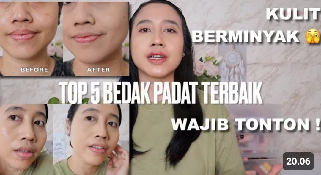 bedak yang cocok untuk kulit berminyak