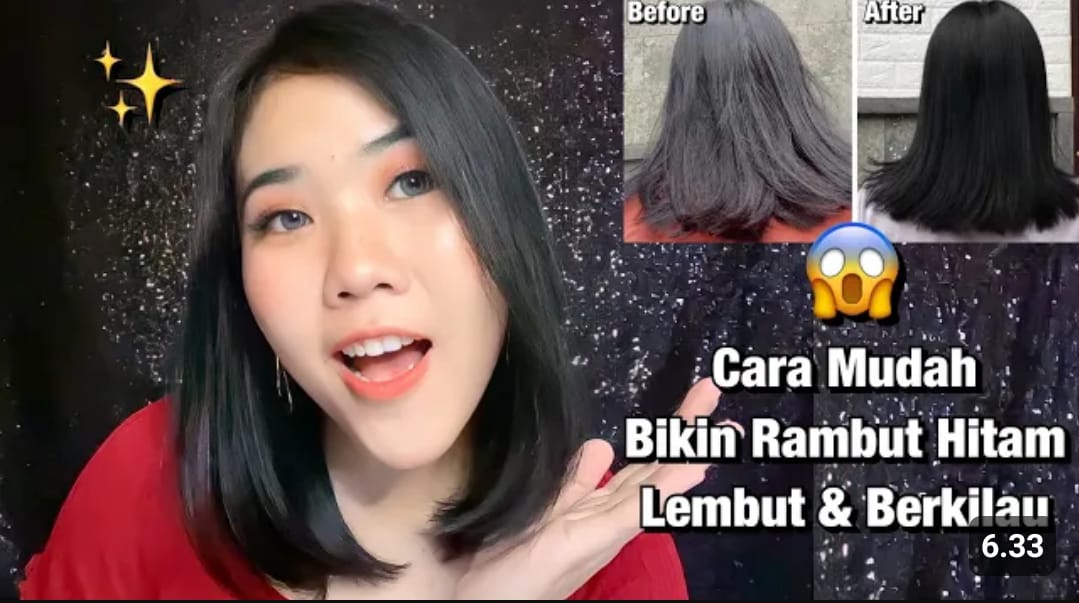 Cara menghitamkan rambut beruban