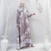 model gamis batik terbaru 2023 tampil simple dan elegan