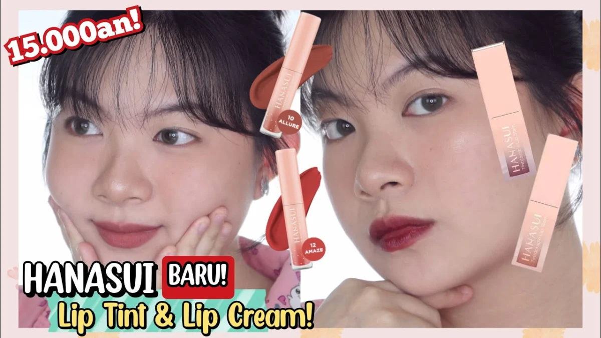 lip cream hanasui untuk bibir hitam