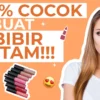 warna lipstik untuk bibir hitam