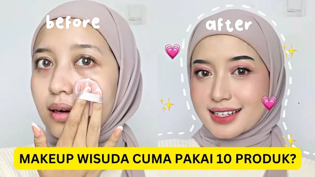 makeup wisuda natural