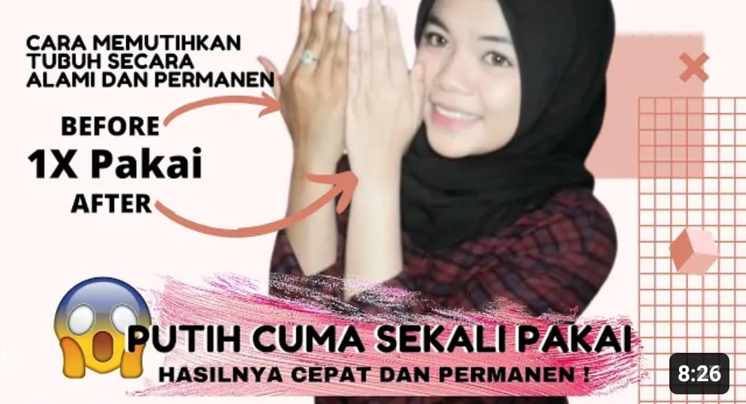 memutihkan kulit secara alami