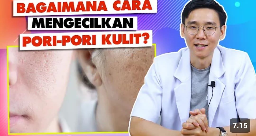 menghilangkan pori-pori besar di pipi