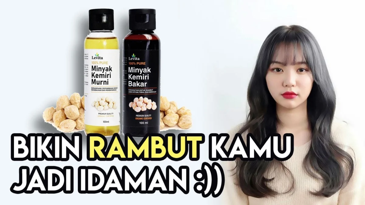 manfaat minyak kemiri untuk rambut