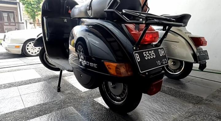 Vespa Klasik ngebul saat mesin dingin