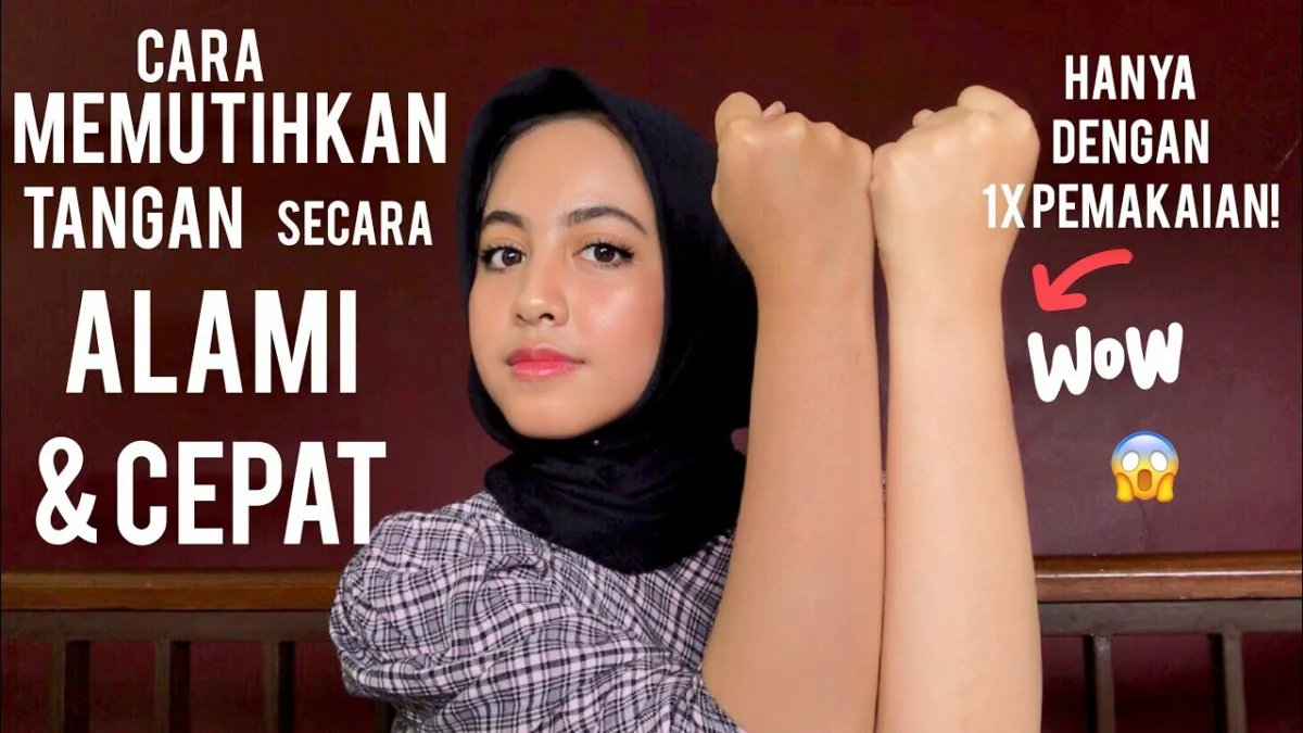 cara memutihkan kulit secara alami