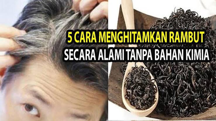 Cara menghitamkan rambut secara alami