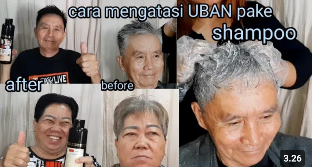 Shampo untuk menghitamkan rambut