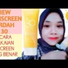 Sunscreen warda