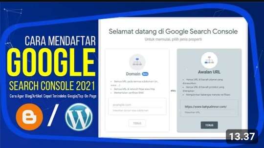 Cara Mendaftar Google Search Console