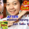 Cara membuat masker susu Dancow