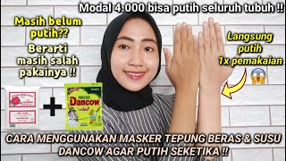 Manfaat masker susu untuk wajah