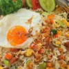 Nasi goreng ikan asin