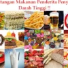 15 Minuman dan Makanan Pantangan buat Penderita Darah Tinggi