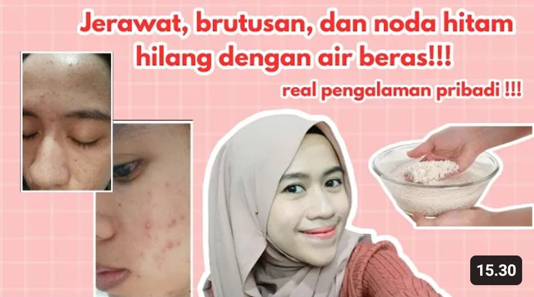 air cucian beras untuk wajah