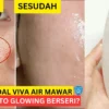 apakah viva air mawar bisa memutihkan wajah