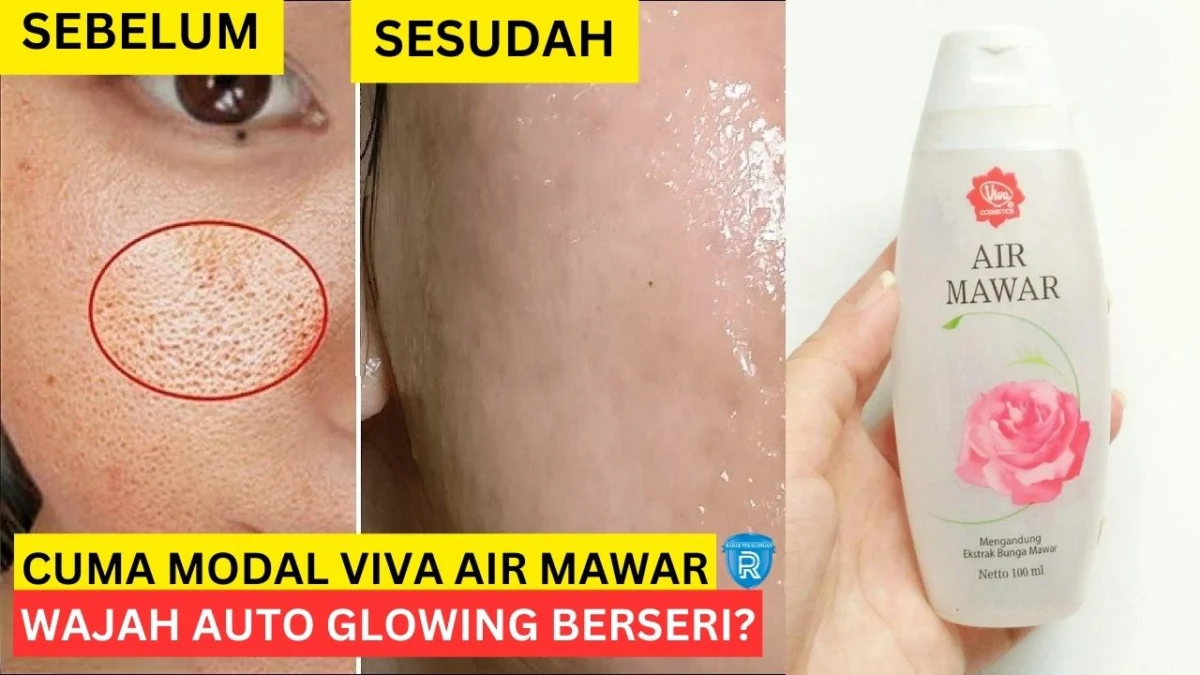 apakah viva air mawar bisa memutihkan wajah