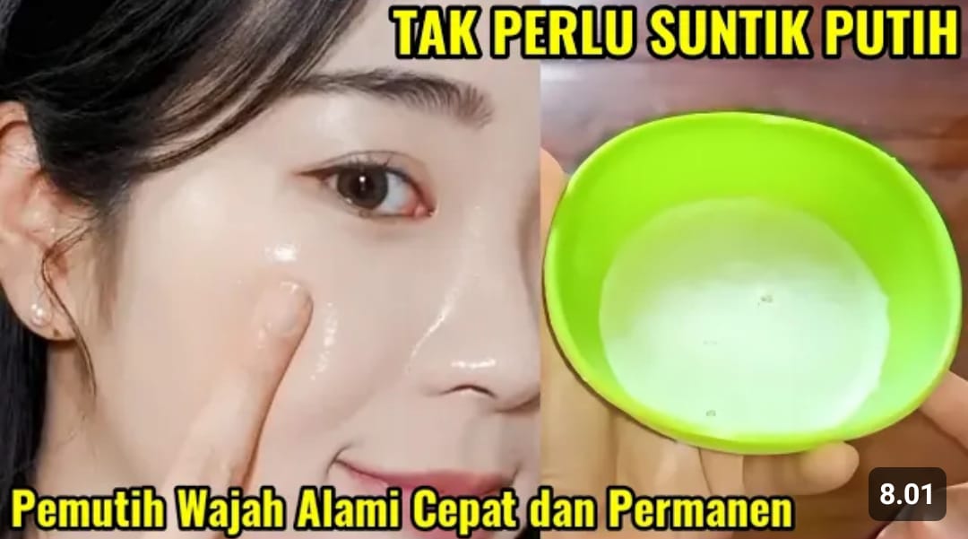 bahan pemutih wajah secara alami