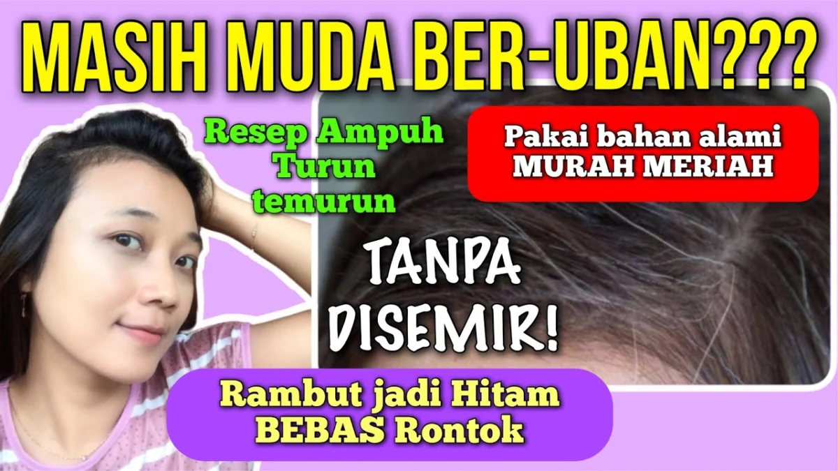 cara memakai minyak kayu putih untuk rambut beruban