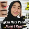 cara memanfaatkan teh hijau untuk mata panda