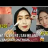 cara membuat masker oatmeal