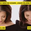 cara membuat minyak kemiri untuk rambut beruban