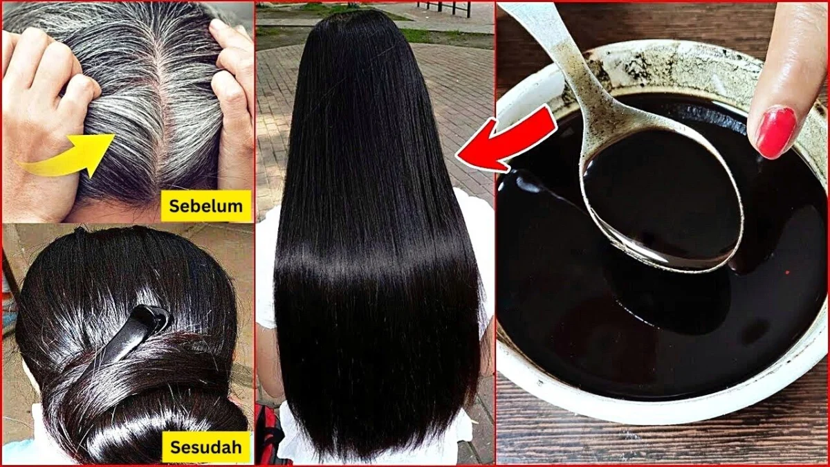 cara menghitamkan rambut secara alami dalam 1 hari