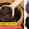 cara mudah menghitamkan rambut beruban