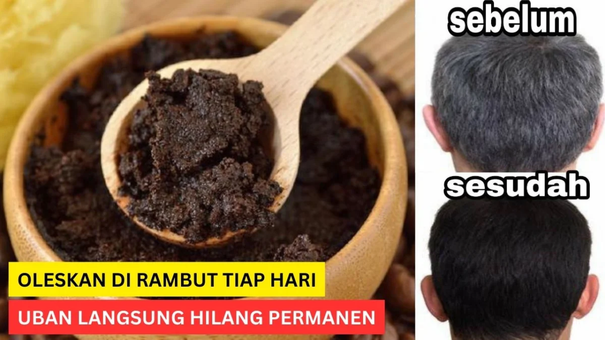 cara mudah menghitamkan rambut beruban