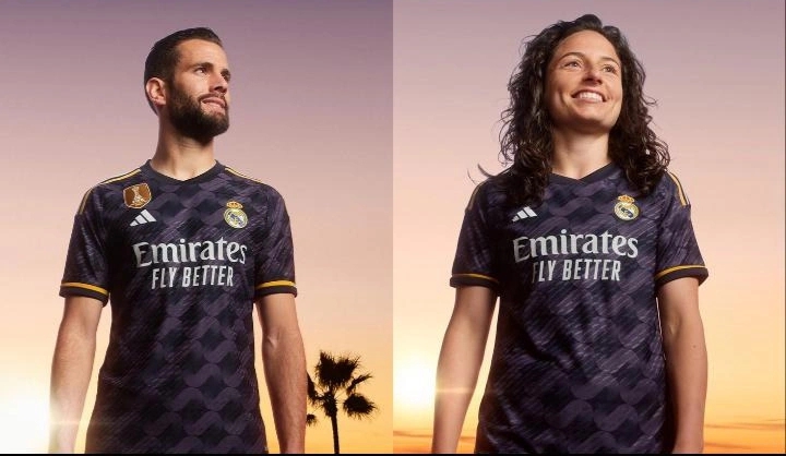 Jersey away Real Madrid musim 2023/2024