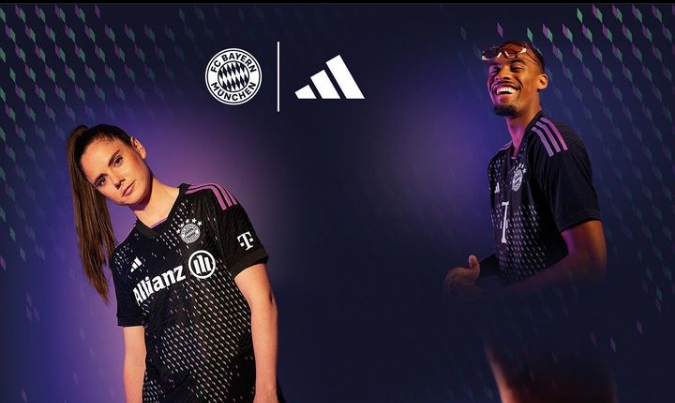 Jersey away Bayern Munchen musim 2023/2024