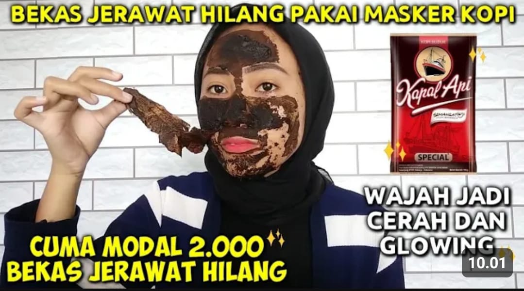 kopi untuk wajah