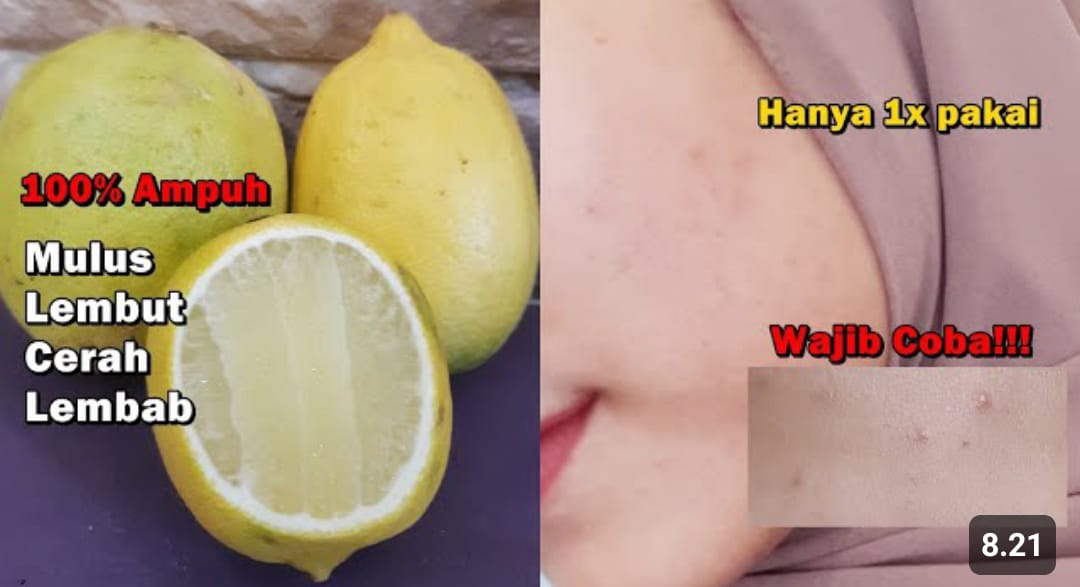 lemon untuk wajah