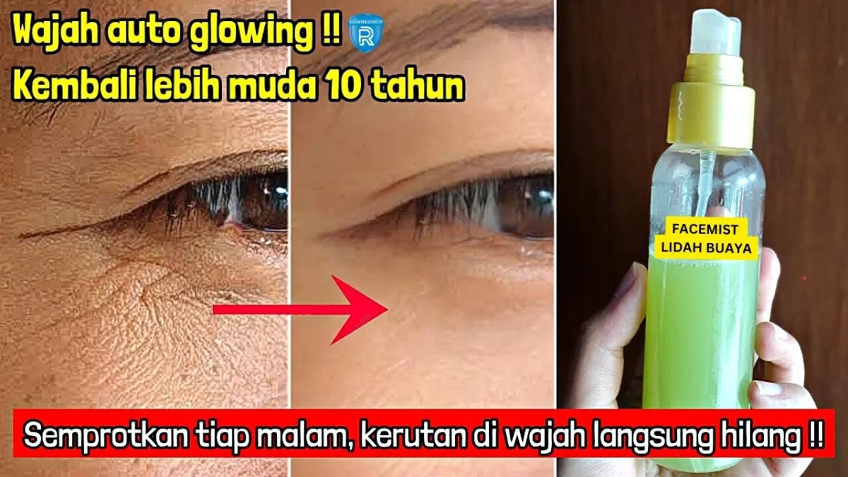 lidah buaya untuk wajah glowing