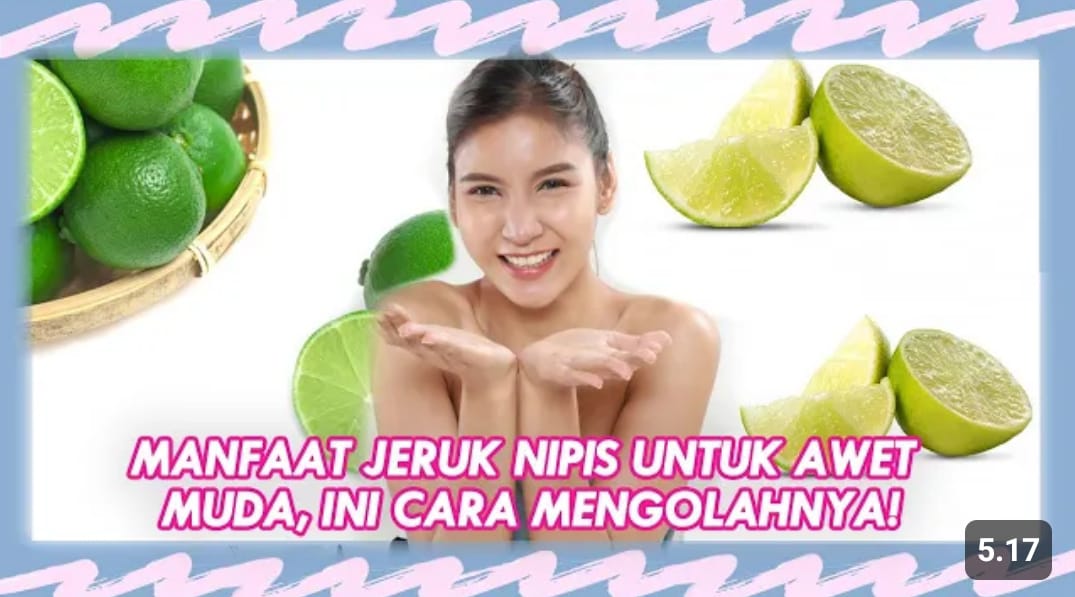 manfaat jeruk nipis untuk wajah