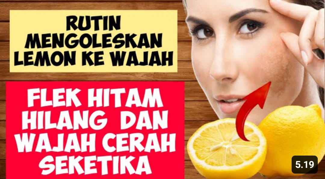 manfaat lemon bagi wajah