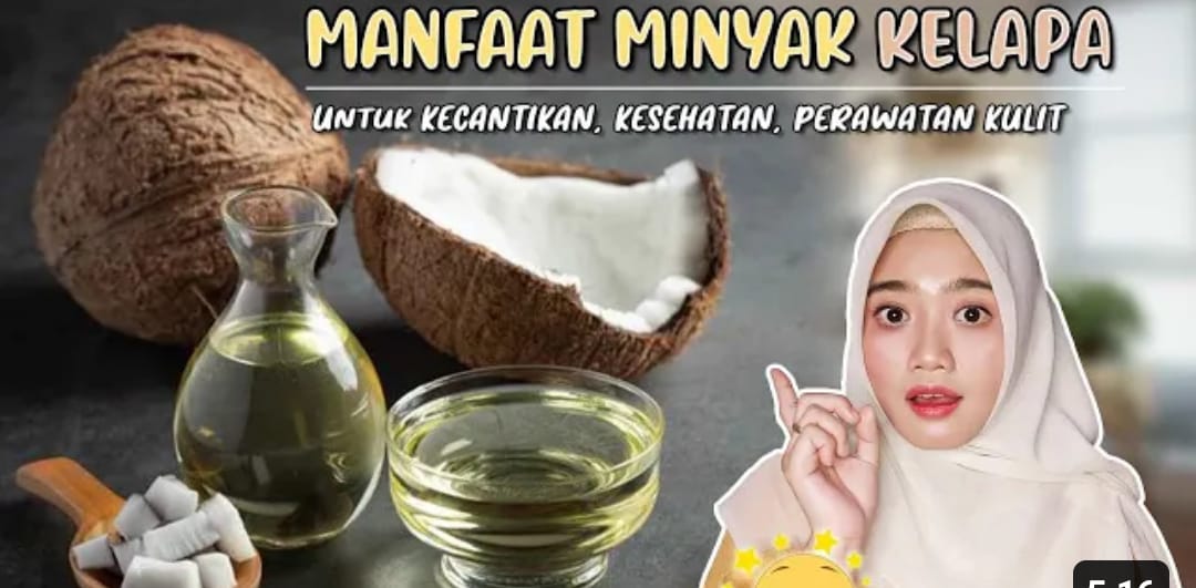 manfaat minyak kelapa untuk wajah