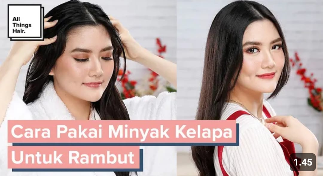 manfaat minyak kelapa untuk rambut