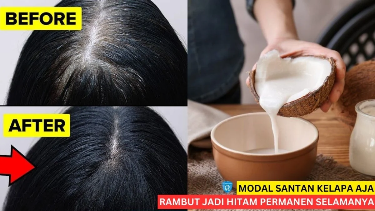 manfaat santan kelapa untuk rambut