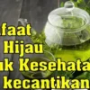 manfaat teh hijau untuk kulit