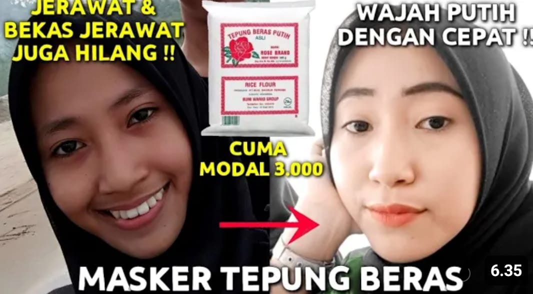 Manfaat tepung beras untuk wajah