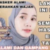 masker muka alami untuk memutihkan wajah