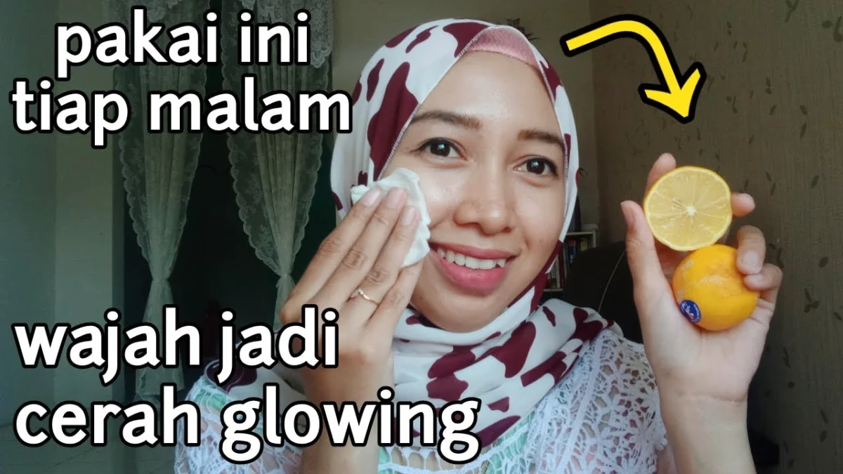 membuat masker memutihkan wajah dari lemon