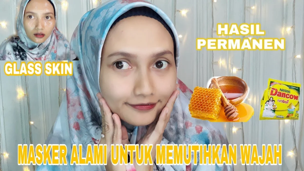 membuat masker susu Dancow agar wajah glowing